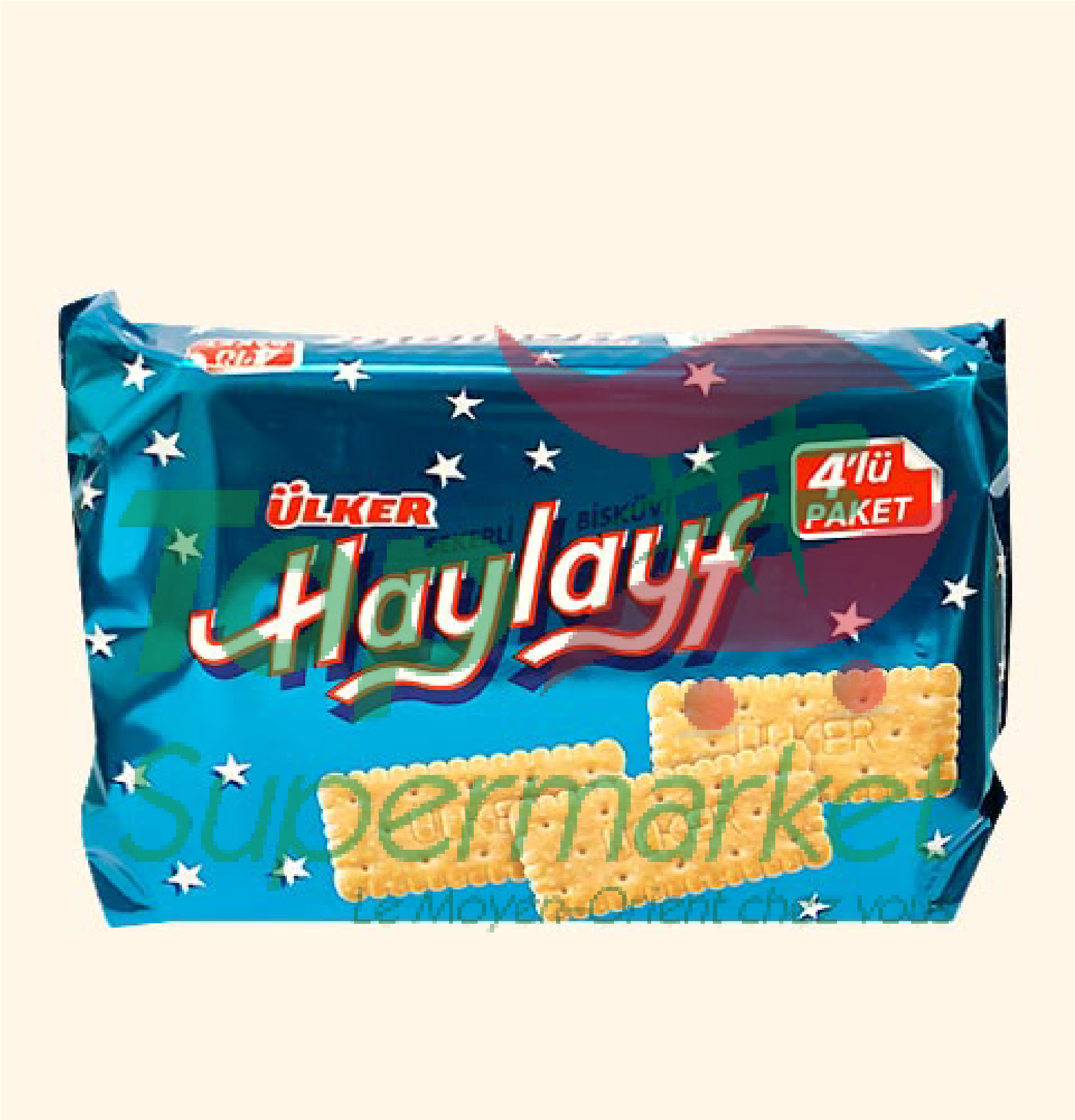 Haylayf biscuit 4x60gr